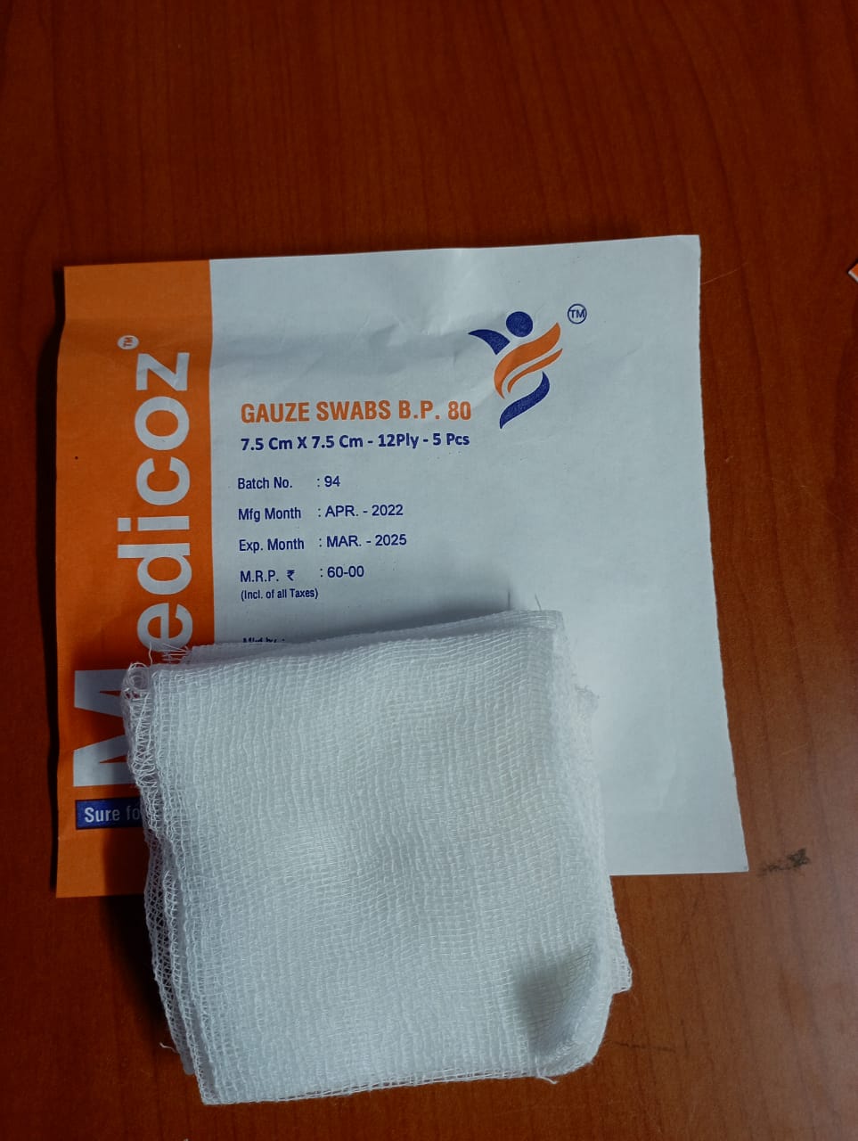 gauze swabs